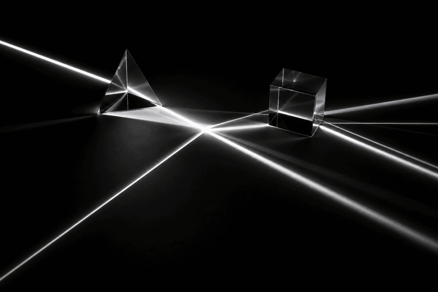 Glass prism light